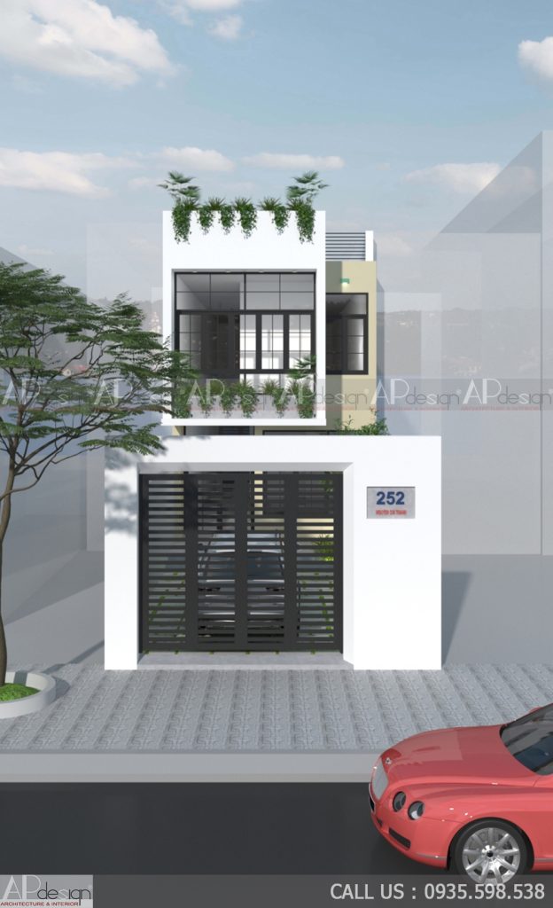 Thiết kế nhà phố 5x15 2 tầng 3 phòng ngủ