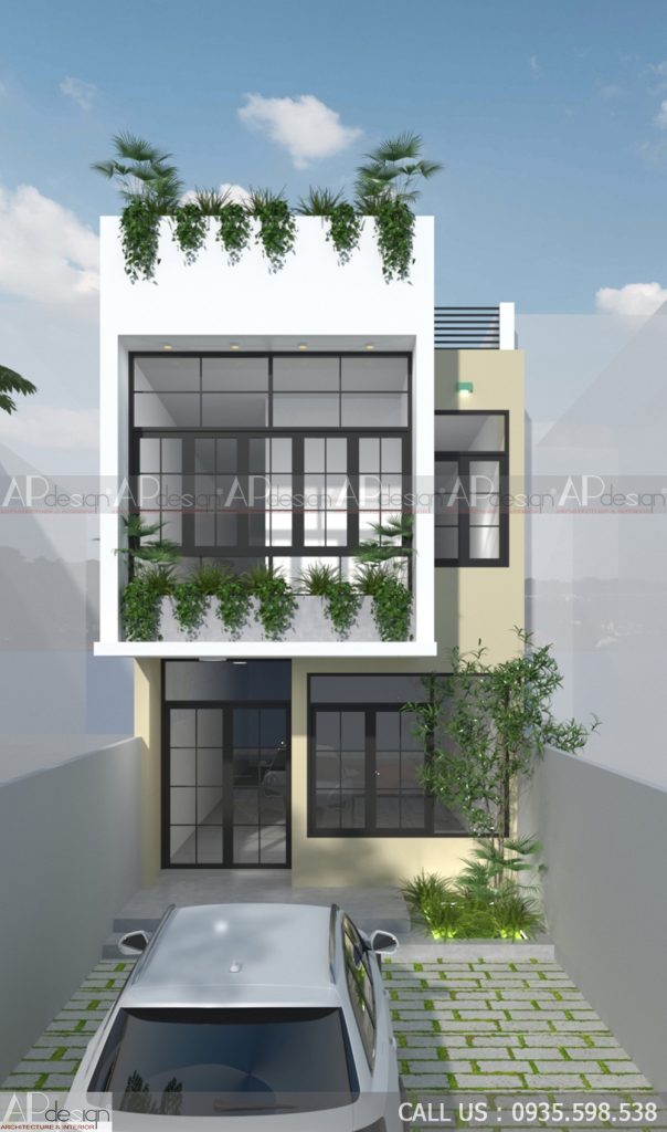 Thiết kế nhà phố 5x15 2 tầng 3 phòng ngủ