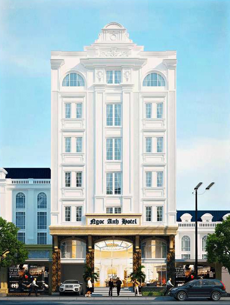 Mẫu thiết kế khách sạn tân cổ điển 2022
